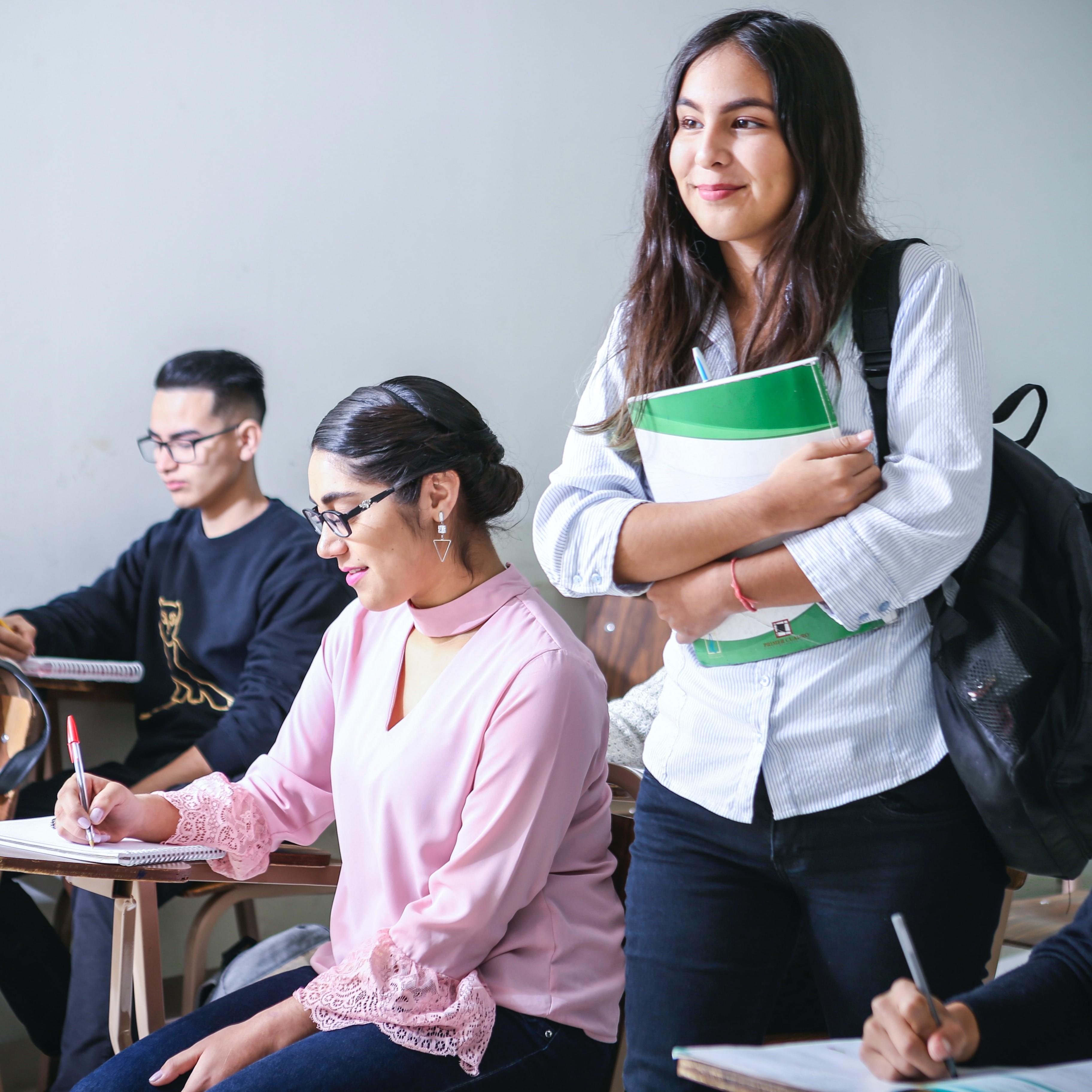 Higher ed students